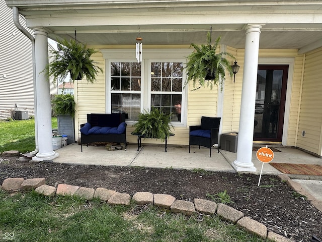 9873 Blue Ridge Way, Indianapolis, IN 46234 - porch with cooling unit