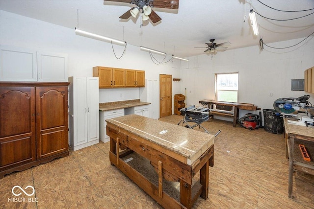 19702 Tomlinson Rd, Westfield, IN 46074 - interior space with a ceiling fan