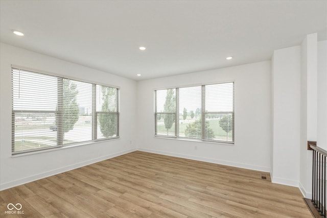 13423 E 134th St, Fishers, IN 46037 - unfurnished room featuring light wood-style floors and recessed lighting
