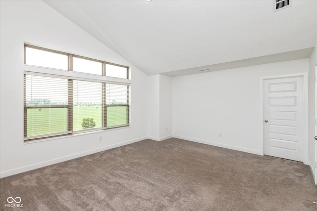 13423 E 134th St, Fishers, IN 46037 - unfurnished room with carpet flooring and vaulted ceiling