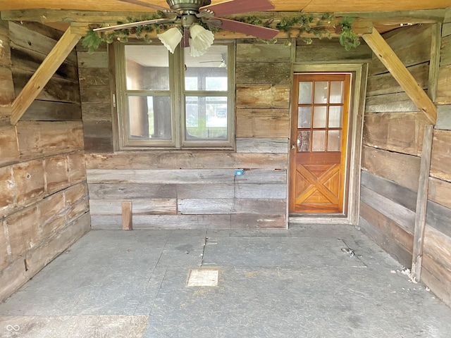 view of attic
