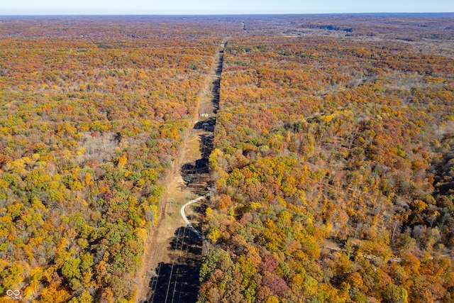 8847 E Northshore Dr, Unionville, IN 47468 - aerial view featuring a wooded view