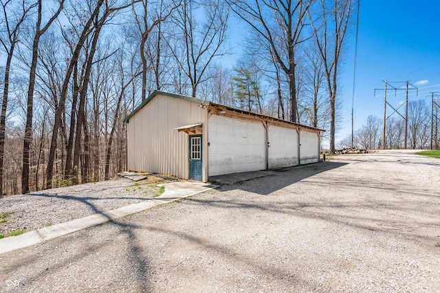 8847 E Northshore Dr, Unionville, IN 47468 - view of detached garage