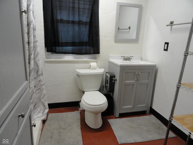 1722 N Parker Ave, Indianapolis, IN 46218 - bathroom with vanity and a shower with curtain