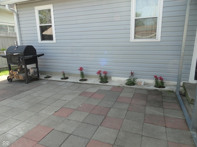1722 N Parker Ave, Indianapolis, IN 46218 - view of patio featuring grilling area