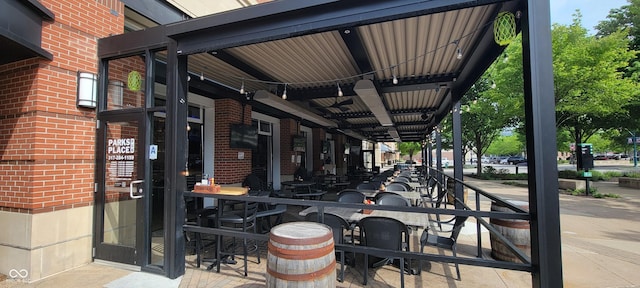 view of patio with covered porch