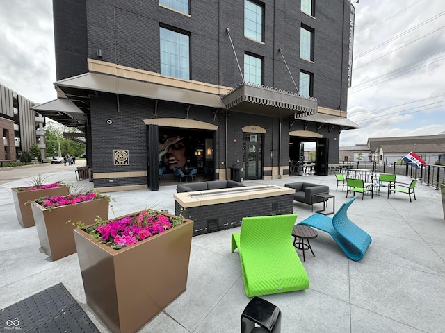 view of patio / terrace with fence