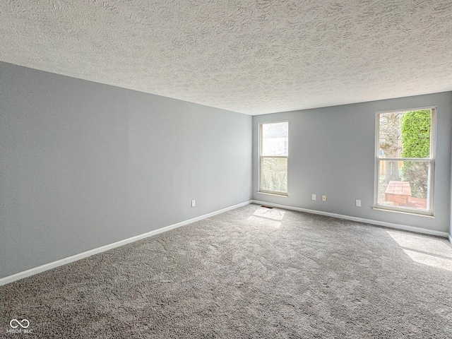 9362 Helmsdale Dr, Indianapolis, IN 46256 - carpeted empty room with a textured ceiling and baseboards