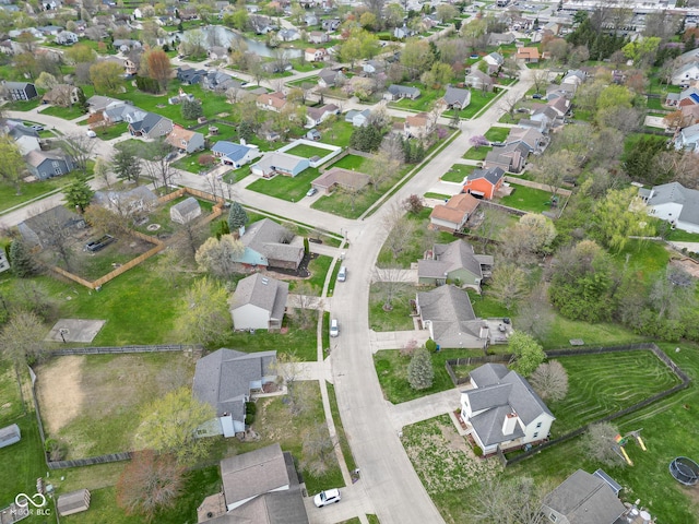 9362 Helmsdale Dr, Indianapolis, IN 46256 - aerial view featuring a residential view