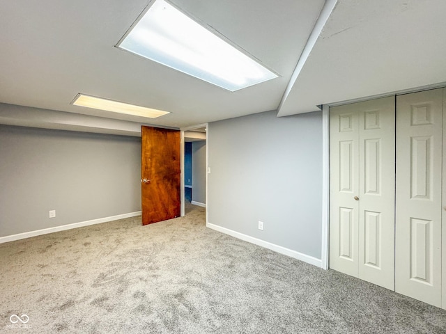 9362 Helmsdale Dr, Indianapolis, IN 46256 - finished below grade area featuring baseboards and carpet