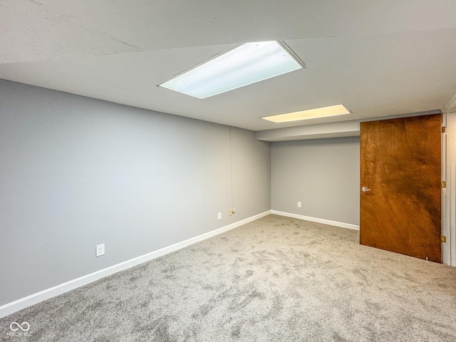 9362 Helmsdale Dr, Indianapolis, IN 46256 - finished basement featuring carpet and baseboards
