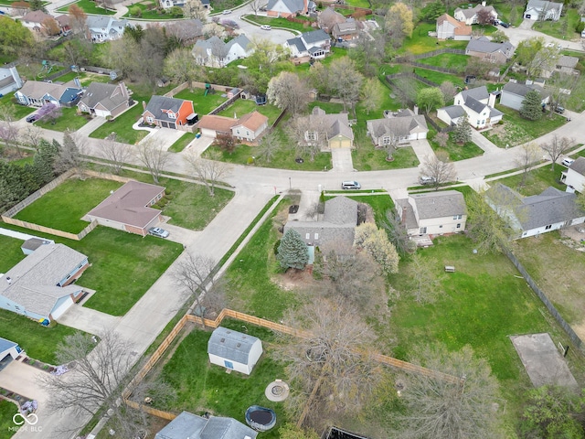 9362 Helmsdale Dr, Indianapolis, IN 46256 - drone / aerial view with a residential view