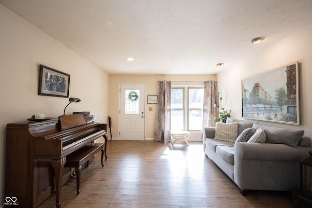 30 Sleepy Hollow Ct, Westfield, IN 46074 - living room featuring recessed lighting, baseboards, and wood finished floors