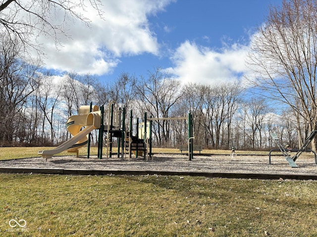 1060 Cape Coral Dr, Cicero, IN 46034 - community playground featuring a lawn