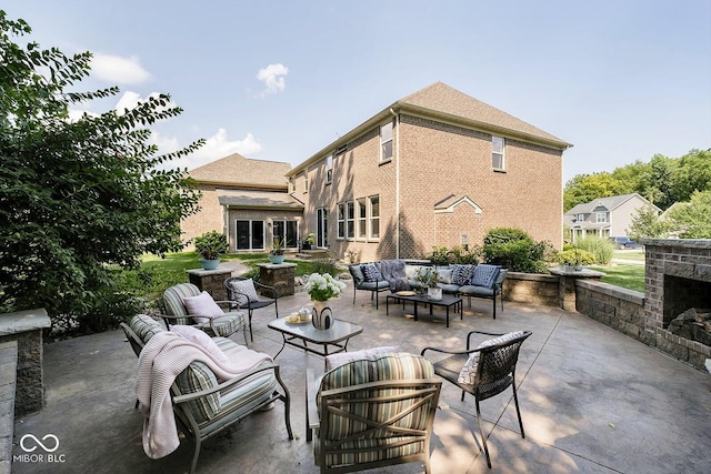 1060 Cape Coral Dr, Cicero, IN 46034 - view of patio / terrace featuring outdoor lounge area
