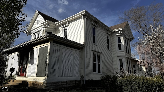 view of home's exterior