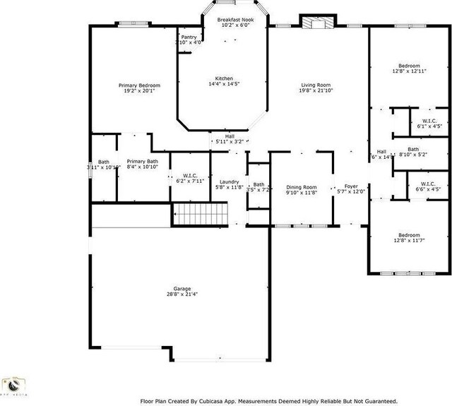 7113 Lakeside Woods Dr, Indianapolis, IN 46278 - home floor plan