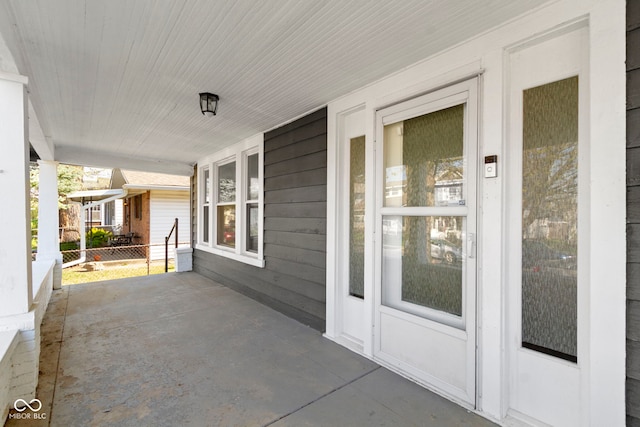 67 S 9th Ave, Beech Grove, IN 46107 - view of patio / terrace with a porch