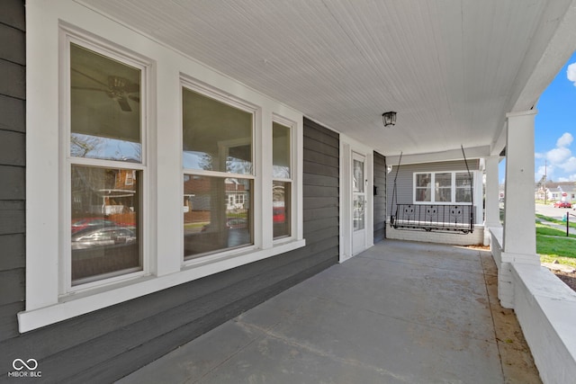 67 S 9th Ave, Beech Grove, IN 46107 - view of patio / terrace with covered porch