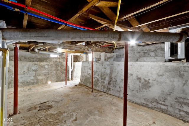 67 S 9th Ave, Beech Grove, IN 46107 - unfinished basement with electric panel