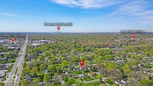 2204 Pamela Dr, Indianapolis, IN 46220 - bird's eye view