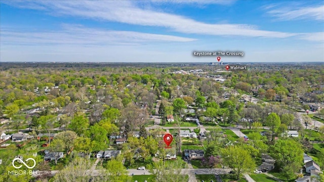 2204 Pamela Dr, Indianapolis, IN 46220 - bird's eye view with a residential view