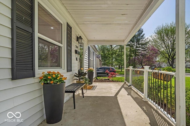 2204 Pamela Dr, Indianapolis, IN 46220 - view of patio / terrace with a porch