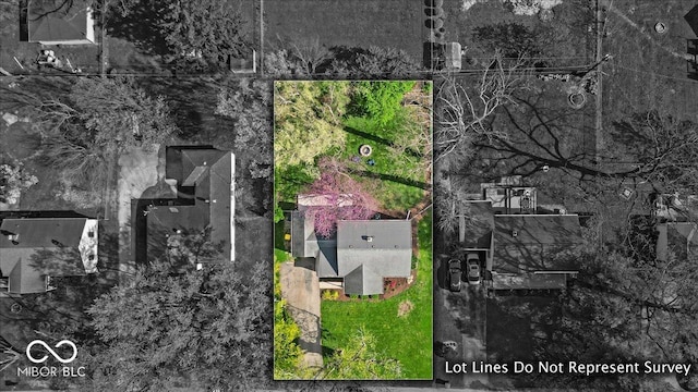 2204 Pamela Dr, Indianapolis, IN 46220 - bird's eye view