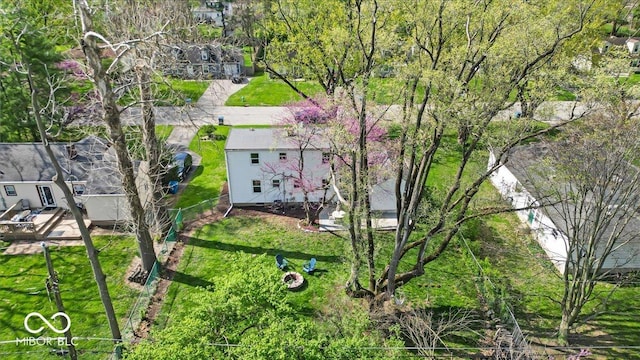 2204 Pamela Dr, Indianapolis, IN 46220 - birds eye view of property