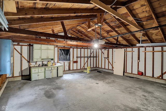 1194 S Faculty Dr, Indianapolis, IN 46241 - garage featuring a garage door opener