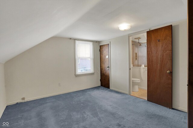 1194 S Faculty Dr, Indianapolis, IN 46241 - bonus room featuring baseboards, carpet, and lofted ceiling