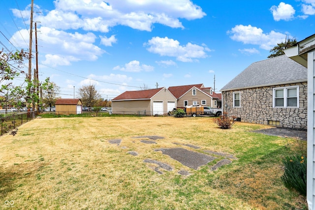 1194 S Faculty Dr, Indianapolis, IN 46241 - view of yard featuring fence