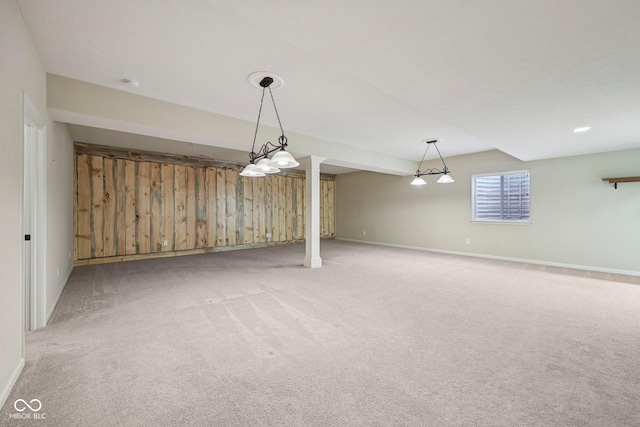 12907 Shiraz Ln, Fishers, IN 46037 - basement featuring carpet floors and baseboards