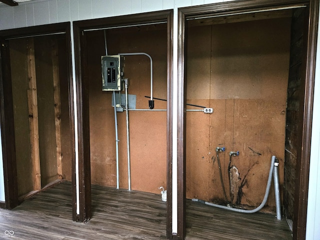 interior details featuring electric panel