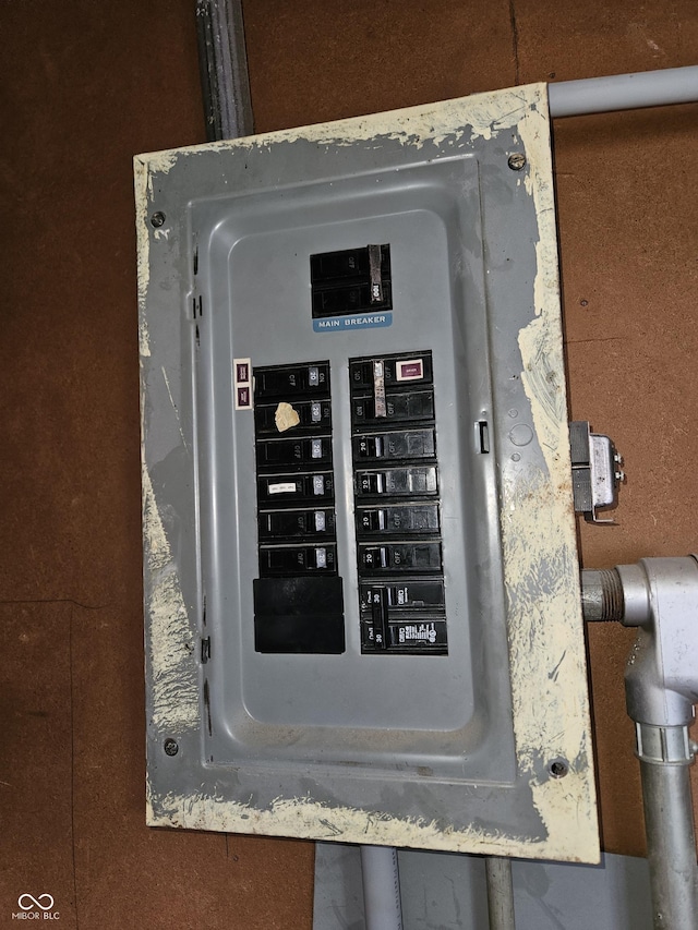 utility room featuring electric panel