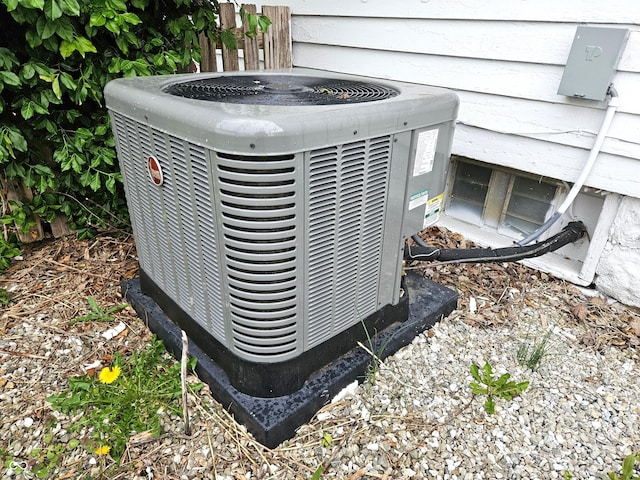details featuring central AC unit