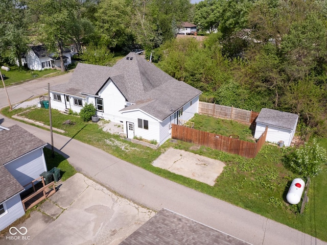 212 W Burnside Ave, Fairland, IN 46126 - view from above of property