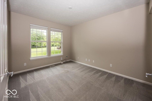 11648 Stickney Ct, Fishers, IN 46037 - unfurnished room with baseboards, carpet floors, and a textured ceiling