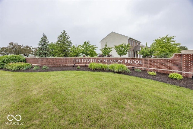 11648 Stickney Ct, Fishers, IN 46037 - community sign with a lawn