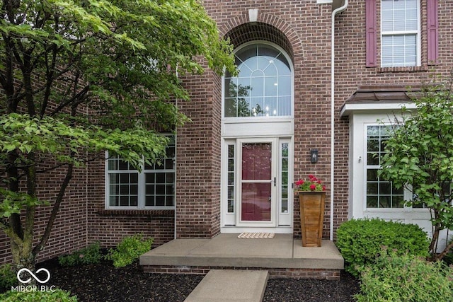 11648 Stickney Ct, Fishers, IN 46037 - property entrance with brick siding