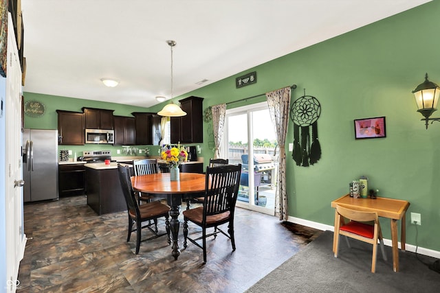 950 Redwood Dr, Franklin, IN 46131 - dining space with baseboards