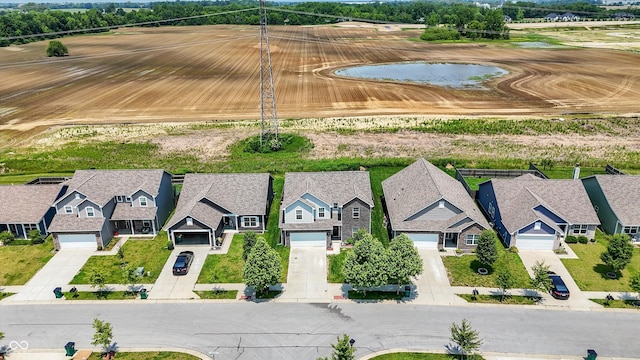 950 Redwood Dr, Franklin, IN 46131 - aerial perspective of suburban area featuring a large body of water