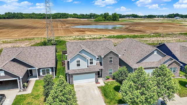 950 Redwood Dr, Franklin, IN 46131 - view from above of property featuring a large body of water