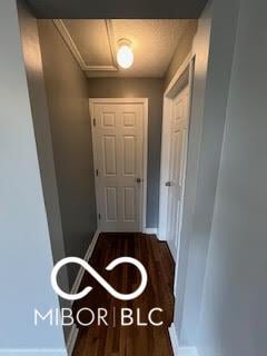 517 Dicks St, Lebanon, IN 46052 - doorway featuring baseboards and wood finished floors