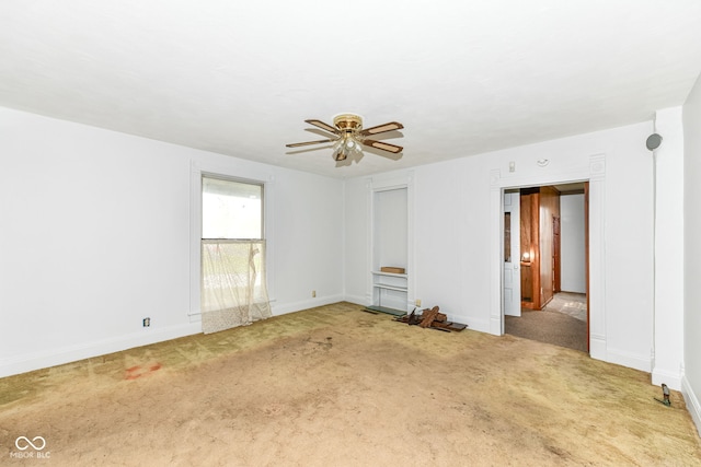 2001 S I St, Elwood, IN 46036 - carpeted spare room featuring ceiling fan and baseboards