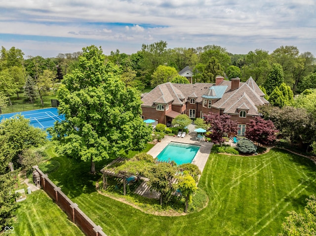 290 Breakwater Dr, Fishers, IN 46037 - view of subject property with a pool