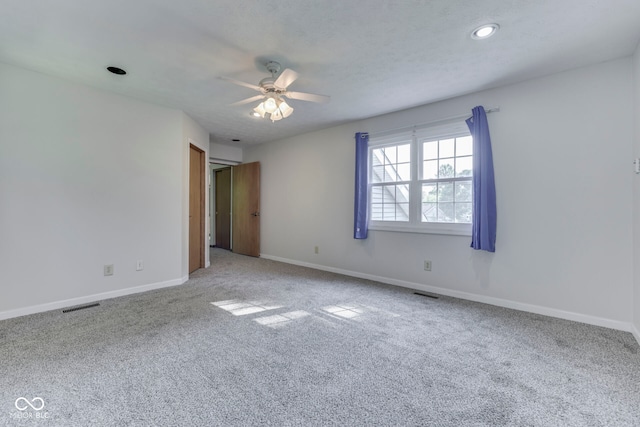 8160 Bold Forbes Ct, Indianapolis, IN 46217 - carpeted empty room with a ceiling fan and recessed lighting