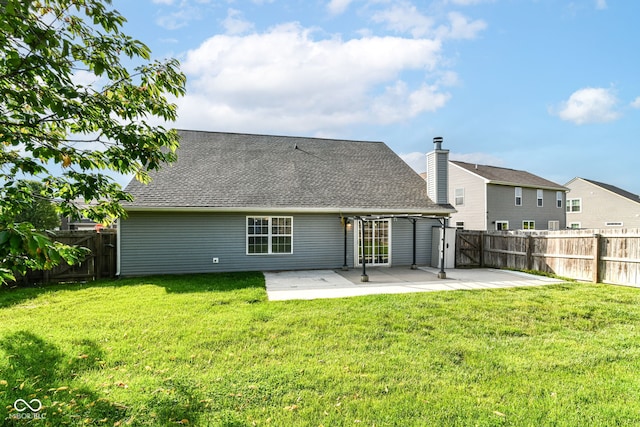 6479 Enclave Blvd, Greenwood, IN 46143 - back of house featuring a patio area and roof with shingles