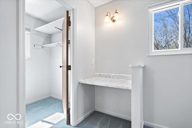 315 Heritage Ct, Fishers, IN 46038 - bathroom featuring baseboards and a spacious closet
