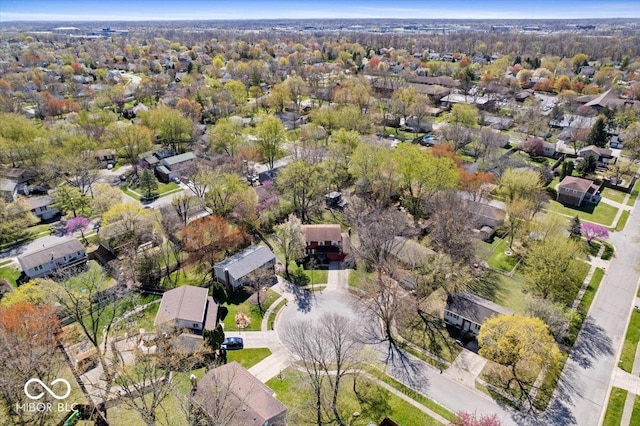 315 Heritage Ct, Fishers, IN 46038 - birds eye view of property with a residential view